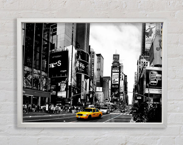 Broadway Yellow Cab B n W