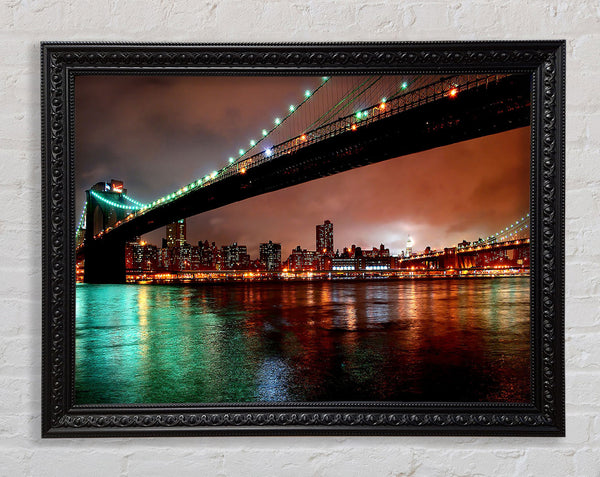 Brooklyn Bridge New York At Night