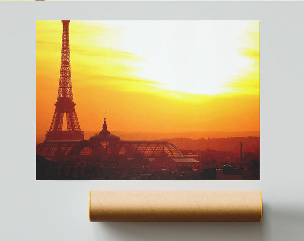 Eiffel Tower At Sunset