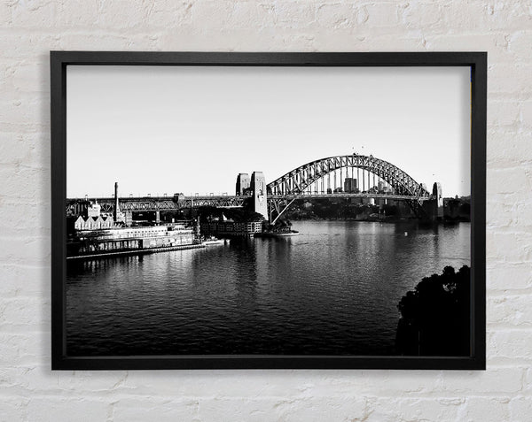 Sydney Harbour Bridge B n W