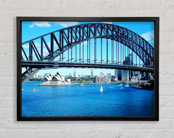 Sydney Harbour Bridge Opera House View Colour
