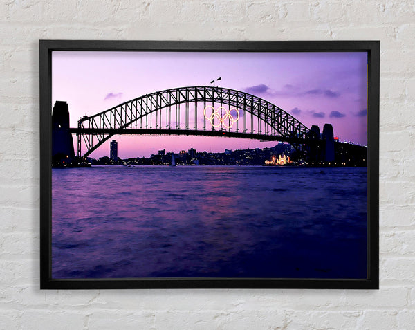Sydney Harbour Bridge Pink Reflections