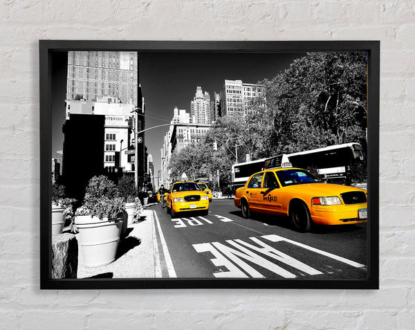 Yellow Taxi In New York City