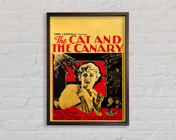 Cat And Canary 1927 Poster