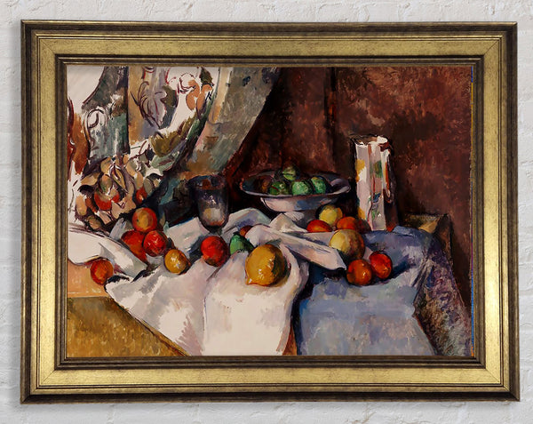 Cezanne Still Life With Apples
