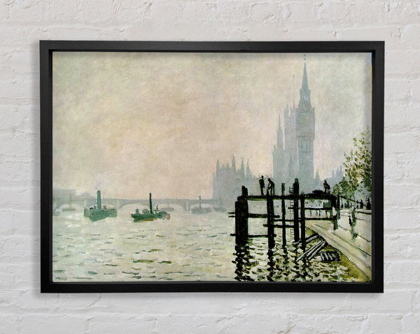 Claude Monet The Thames And The Houses Of Parliament