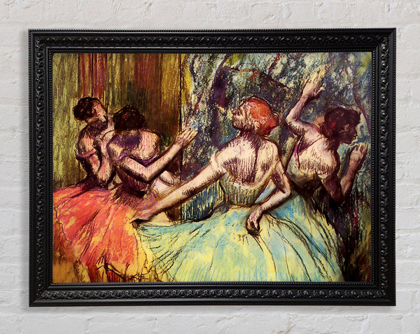 Degas Four Dancers Behind The Scenes