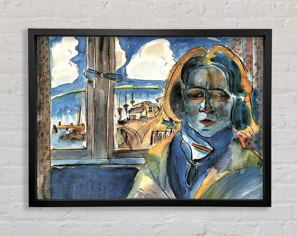 Walter Gramatte Girl At The Window Sonia