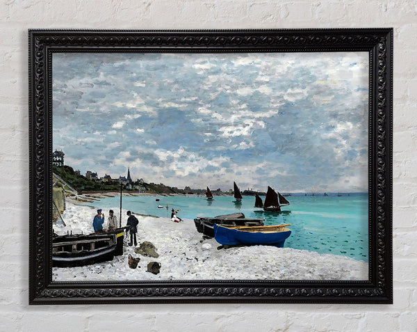Monet The Beach At Sainte-Adresse