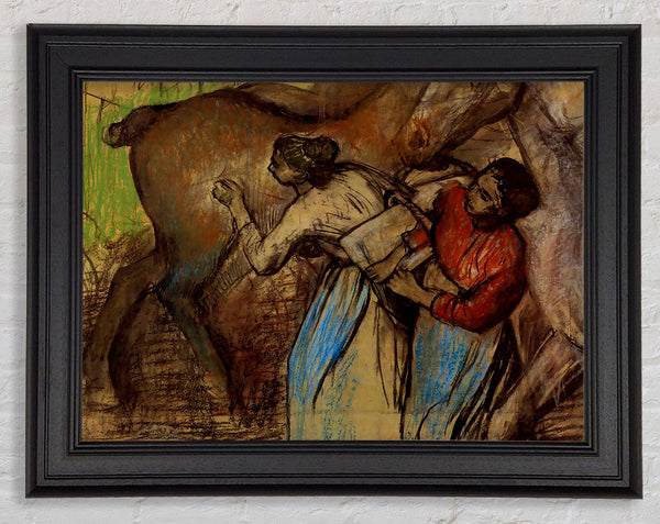 Degas Two Women Washing Horses