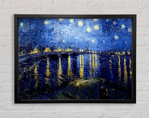 Van Gogh Starry Night Over The Rhone Blue