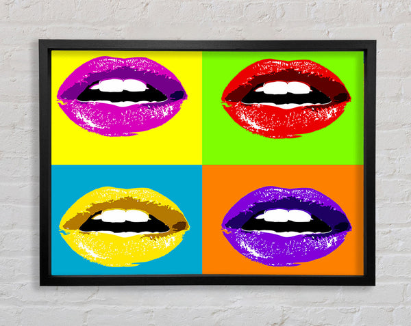 Vibrant Pop Art Lips