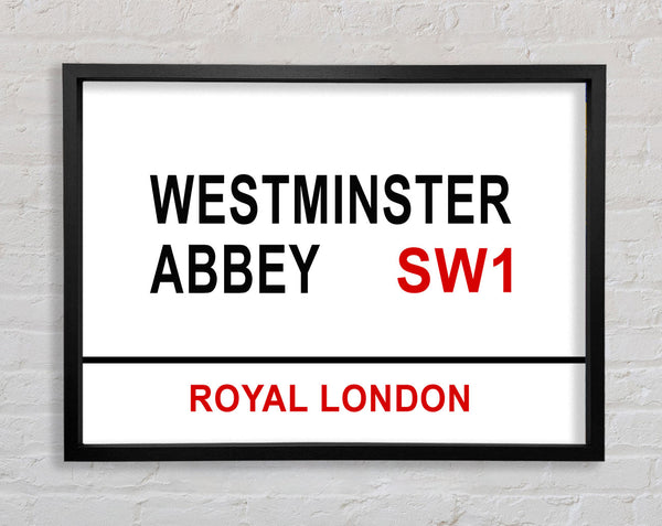 Westminster Abbey Signs