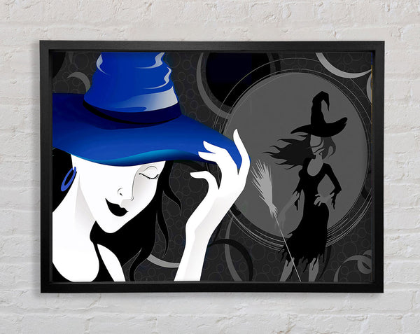 Woman In The Blue Hat