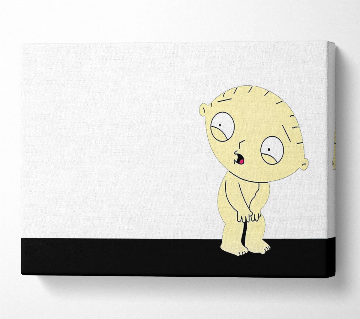 Family Guy Stewie Naked Canvas - Unique Wall Art Decor – Wallart-Direct