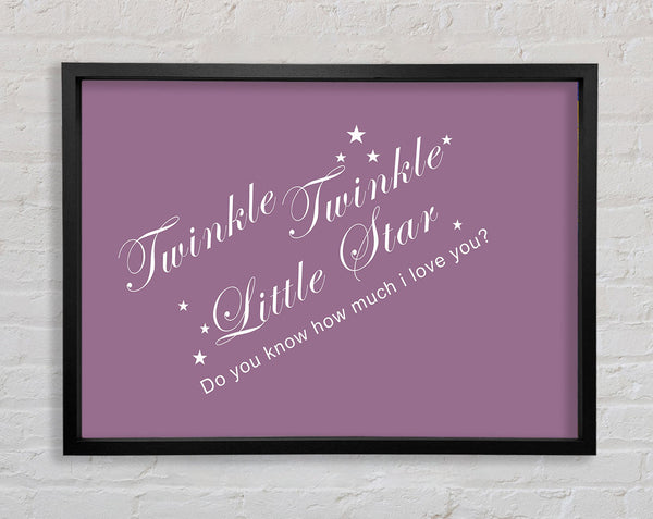 Twinkle Twinkle Little Star 2 Dusty Pink