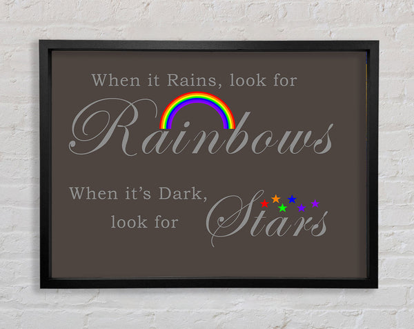 When It Rains Look For Rainbows 2 Chocolate