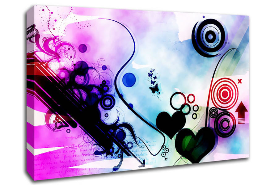 Love Is In The Air Canvas Wall Art