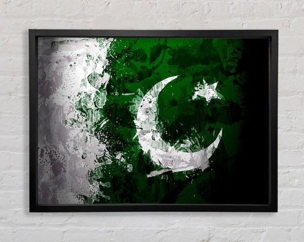 Pakistan Flag Grunge