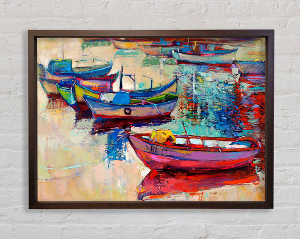 Colourful Boats On The Water