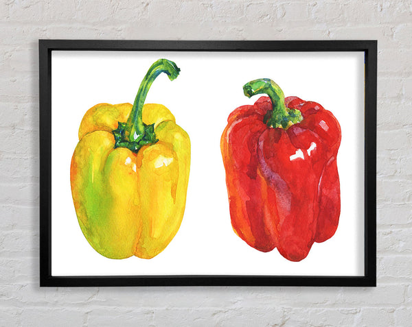 Yellow And Red Pepper