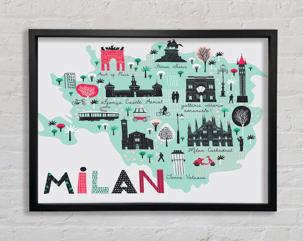 The Little Map Of Milan
