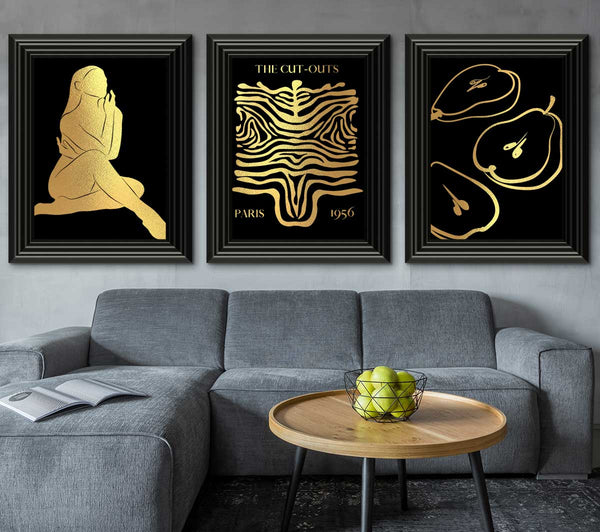 Matisse Cut Outs Black and Gold