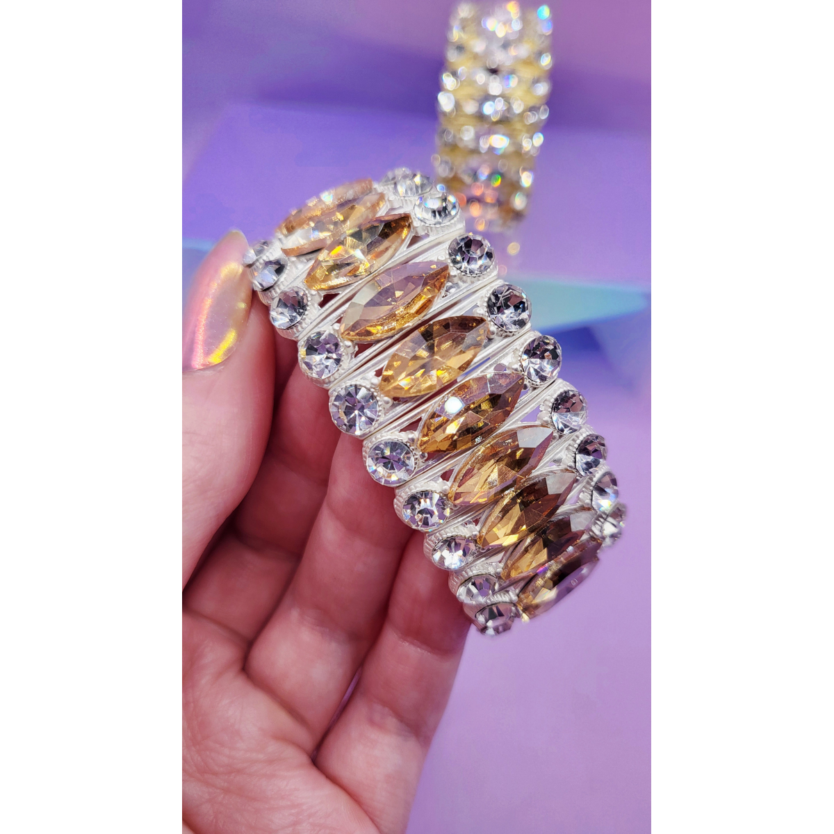 Cherish Oval Crystal Bracelet