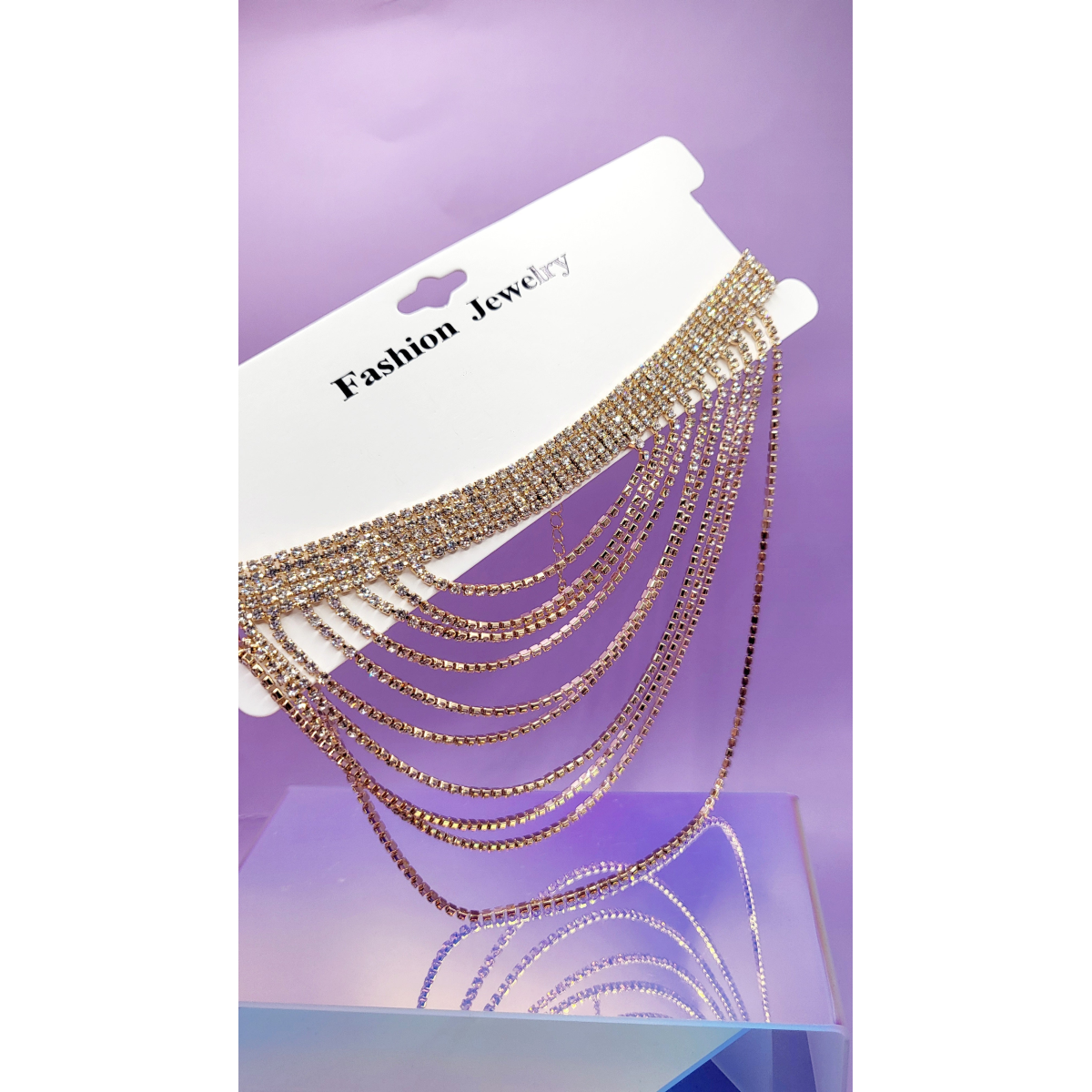 Cascade Crystal Choker