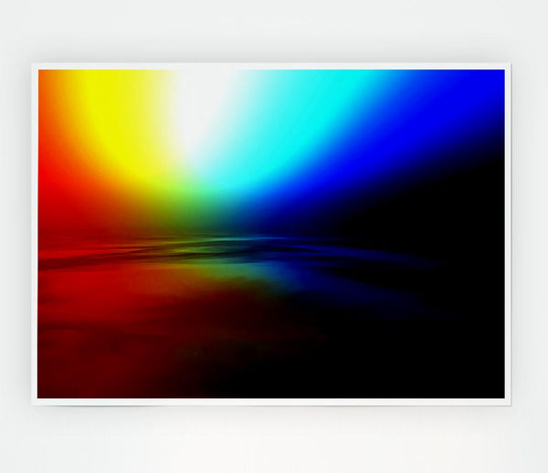 Colours Of The Rainbow Print Poster Wall Art