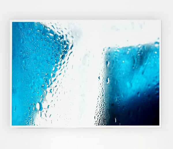 Condensation On Glass Print Poster Wall Art