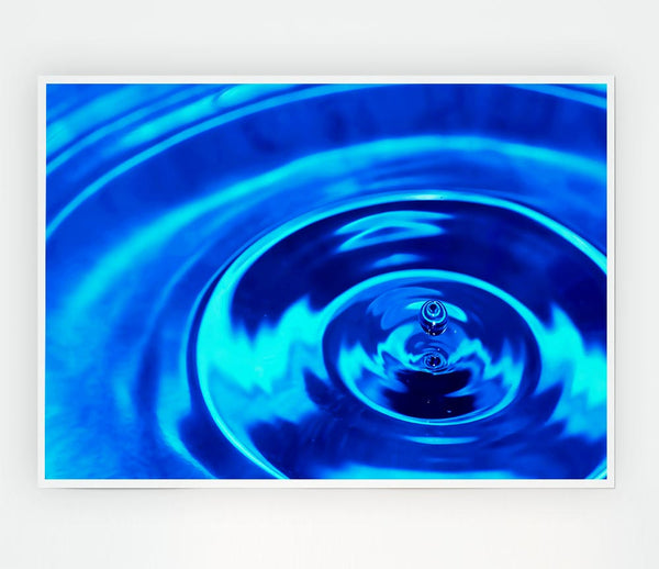 Droplet In The Centre Print Poster Wall Art