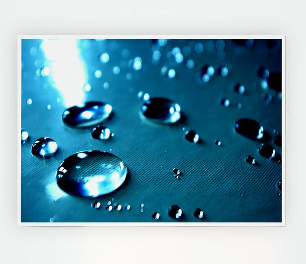 Drops Of Water Print Poster Wall Art