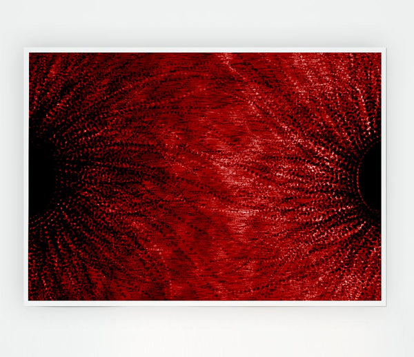 Duo Red Print Poster Wall Art
