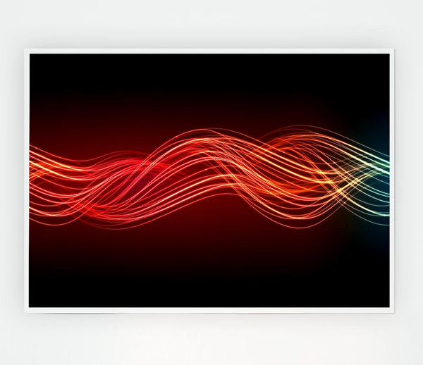 Flow Of Energy Print Poster Wall Art