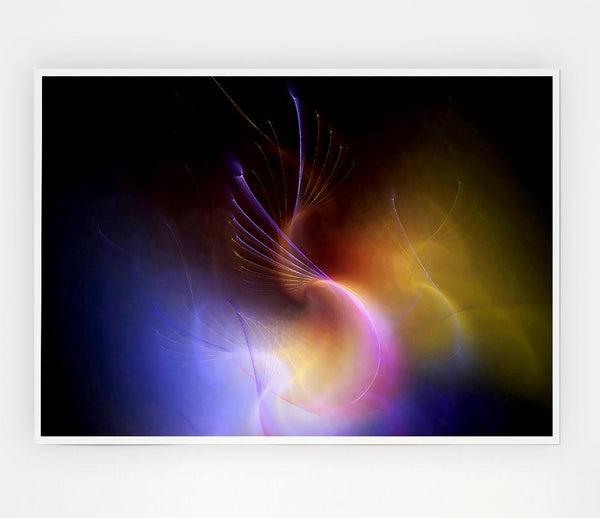 Galaxy Of Colours Print Poster Wall Art