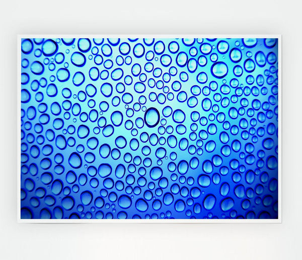 Water Drop Pattern Print Poster Wall Art