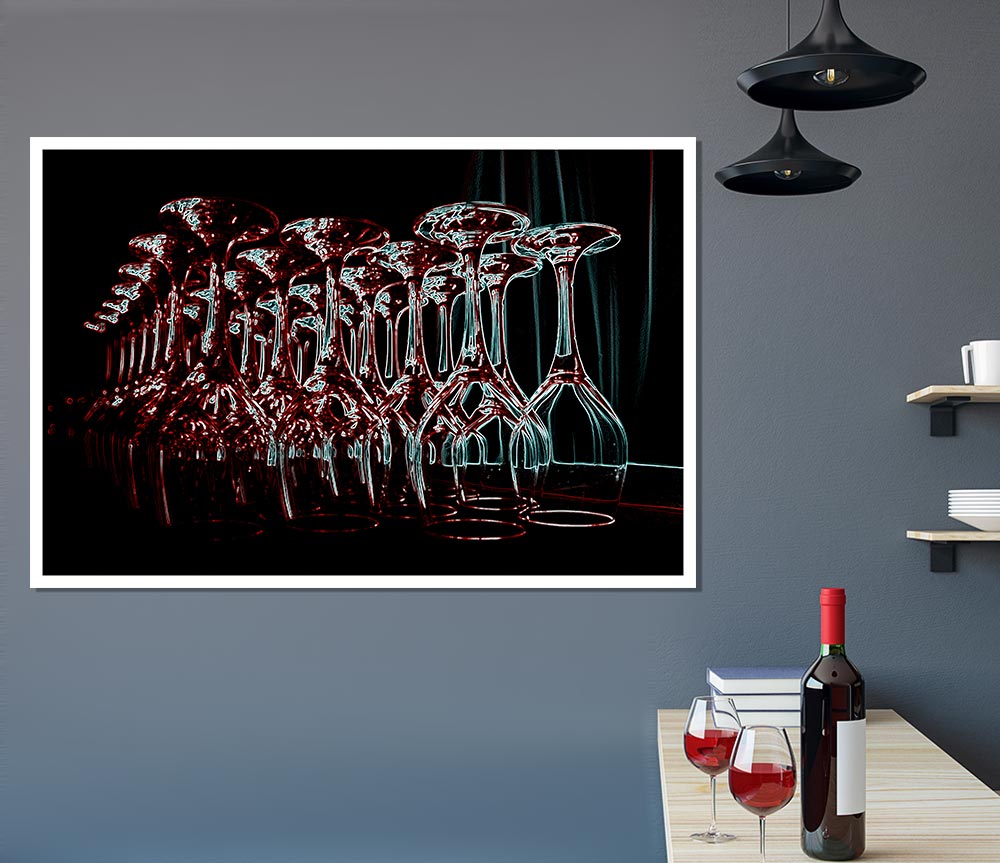 Wine Bar Print Poster Wall Art