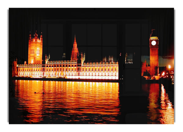 Houses Of Parliament Glow