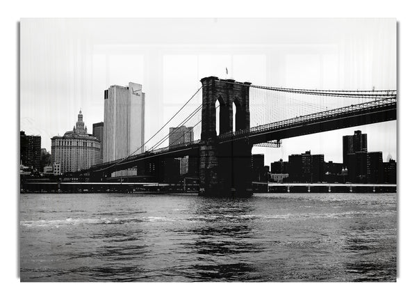 The View Of New York Under Brooklyn Bridge
