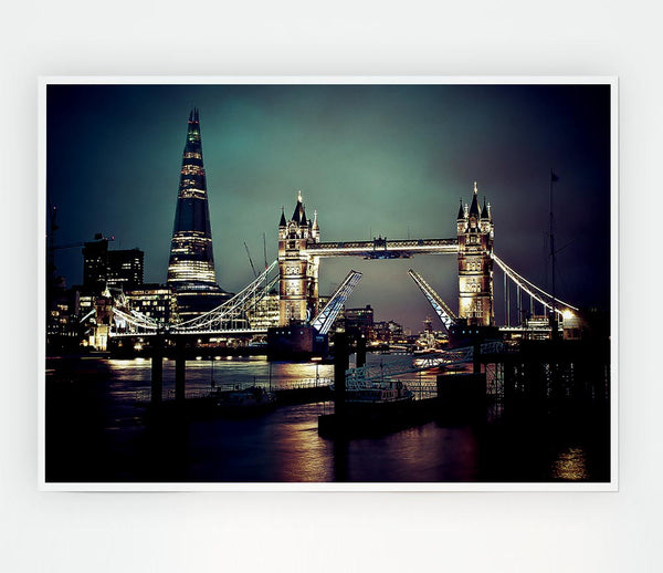 Tower Bridge Of London Print Poster Wall Art