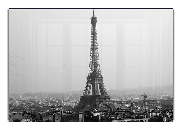 Tower Eiffel Black And White