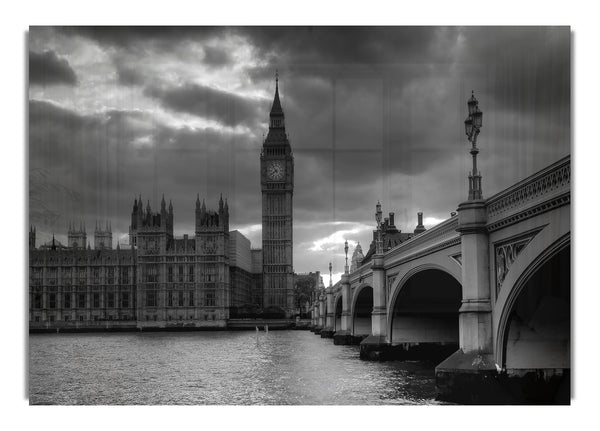 Westminster Palace Black And White