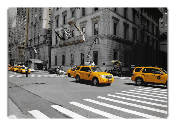 Yellow Cabs In New York