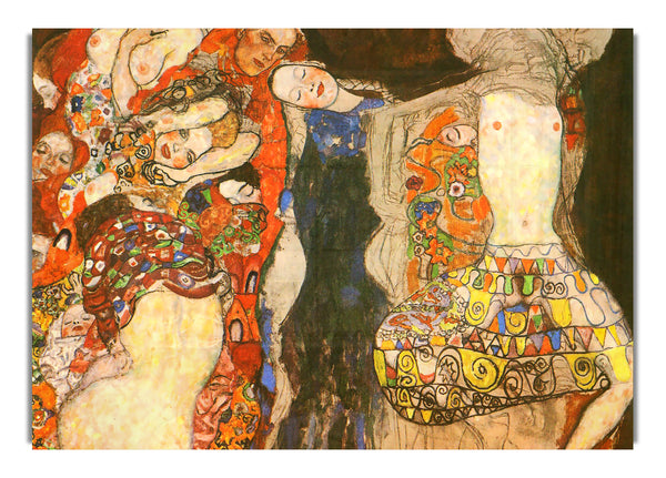 Adorn The Bride With Veil And Wreath By Klimt