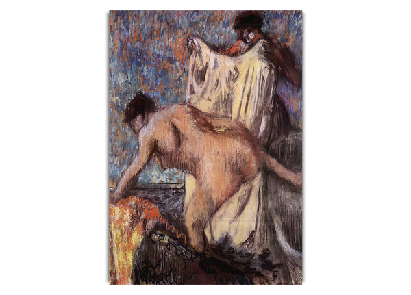 After Bathing #3 By Degas