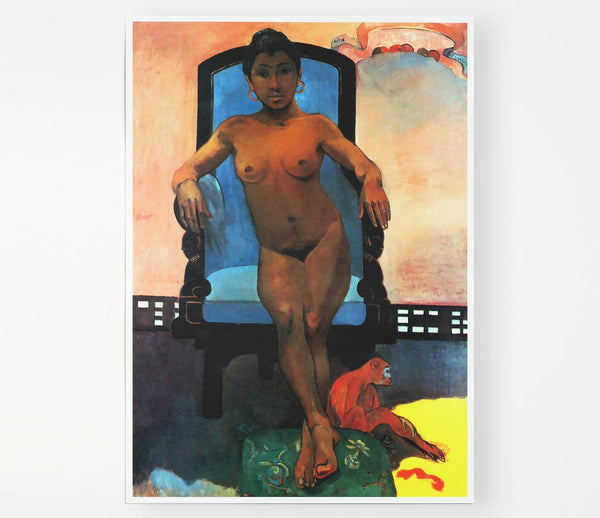 Gauguin Anna The Java Woman Print Poster Wall Art