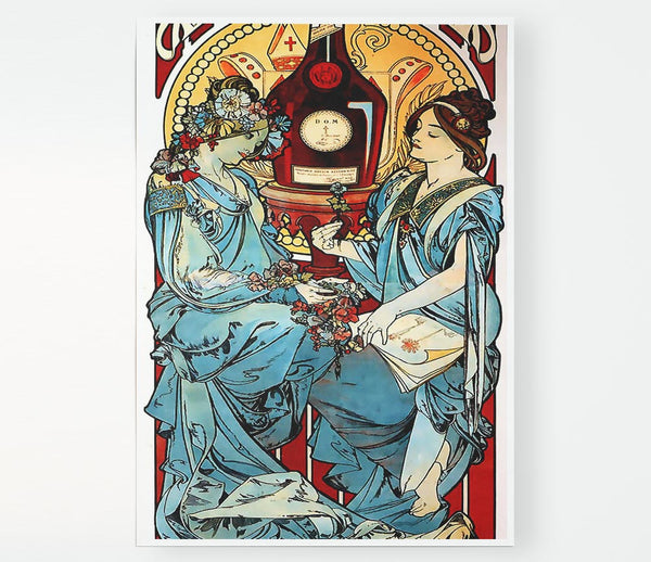 Alphonse Mucha Benedictine Print Poster Wall Art
