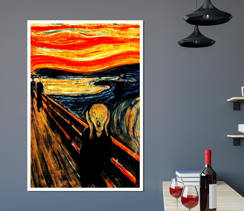 Edvard Munch The Scream Print Poster Wall Art