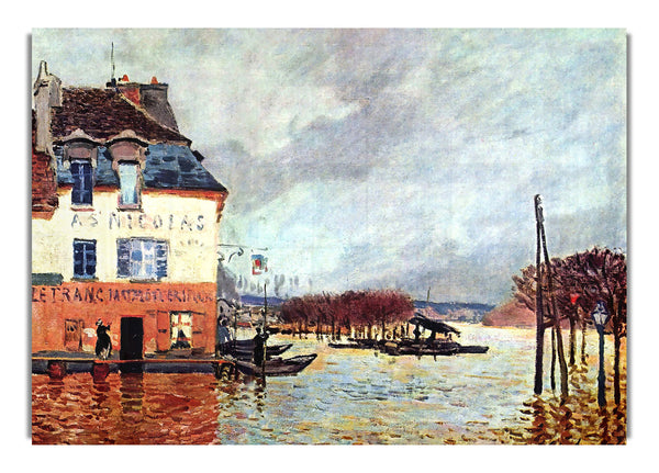 Flood At Port Marly 2 By Sisley